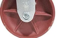 Vestil CST-VE-6X2DS-R caster wheel shown from an alternate angle
