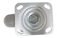Vestil CST-VE-6X2FF-S caster wheel shown from an alternate angle