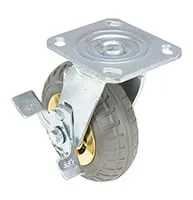 Vestil CST-VE-6X2FF-SWB caster wheel shown from an alternate angle