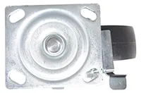 Vestil CST-VE-6X2GFN-SWB caster wheel shown from an alternate angle