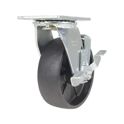 Vestil CST-VE-6X2GFN-SWB Glass Filled Nylon Swivel With Brake Caster