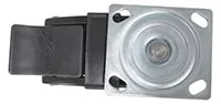 Vestil CST-VE-6X2GFN-SWTB caster wheel shown from an alternate angle