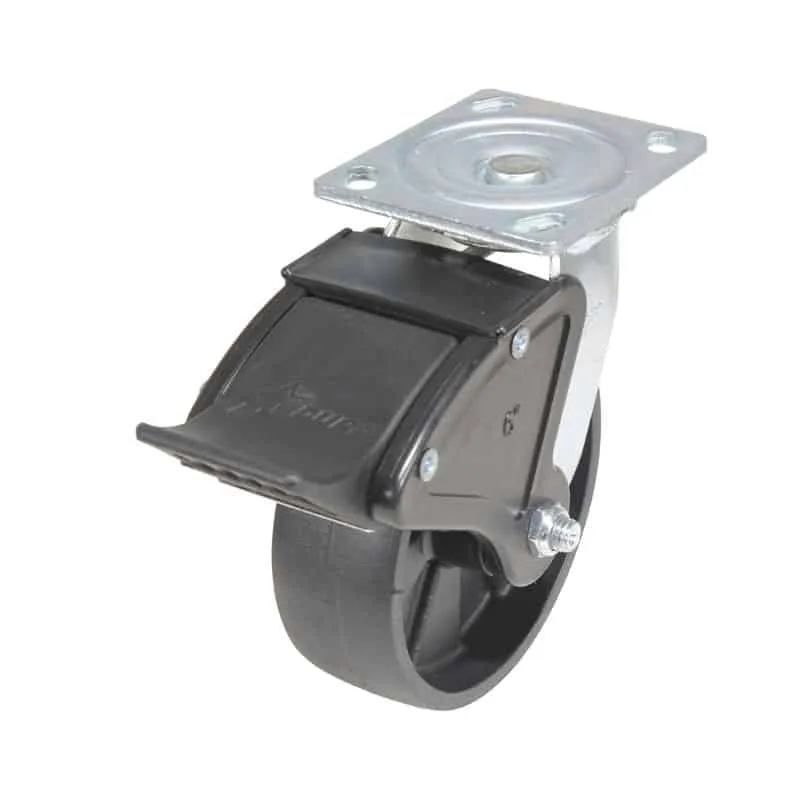 Vestil CST-VE-6X2GFN-SWTB Glass Filled Nylon Swivel With Total Brake