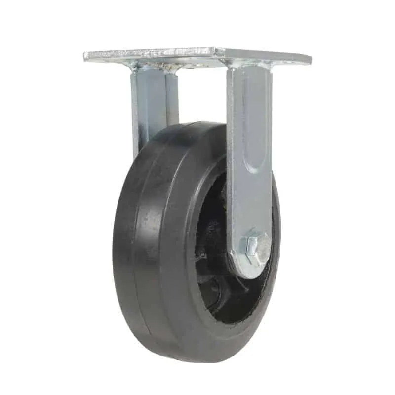 Vestil CST-VE-6X2MR-R Rubber Rigid Caster