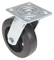 Vestil CST-VE-6X2MR-S caster wheel shown from an alternate angle