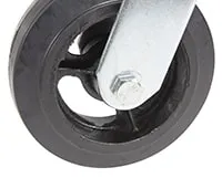 Vestil CST-VE-6X2MR-S caster wheel shown from an alternate angle