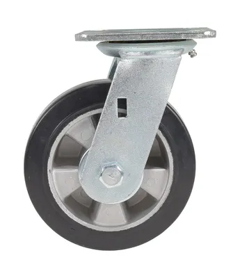 Vestil CST-VE-6X2MRA-S caster wheel shown from an alternate angle