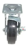 Vestil CST-VE-6X2MRA-SWB caster wheel shown from an alternate angle