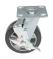 Vestil CST-VE-6X2MRA-SWB caster wheel shown from an alternate angle