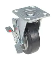 Vestil CST-VE-6X2MRA-SWB caster wheel shown from an alternate angle