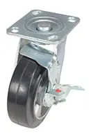 Vestil CST-VE-6X2MRA-SWB caster wheel shown from an alternate angle