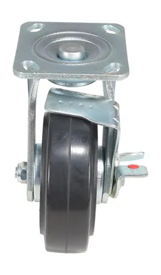 Vestil CST-VE-6X2MRA-SWB Rubber Swivel With Brake Caster