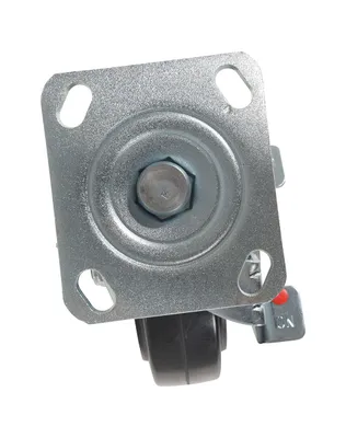 Vestil CST-VE-6X2MRA-SWB Rubber Swivel With Brake Caster