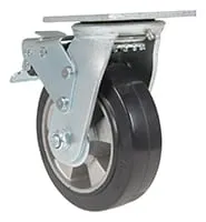 Vestil CST-VE-6X2MRA-SWTB caster wheel shown from an alternate angle