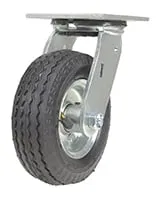 Vestil CST-VE-6X2PNU-S caster wheel shown from an alternate angle
