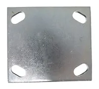 Vestil CST-VE-6X2PNU-S caster wheel shown from an alternate angle