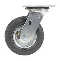 Vestil CST-VE-6X2PNU-S caster wheel shown from an alternate angle