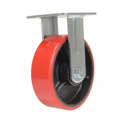 Vestil CST-VE-6X2PU-R caster wheel shown from an alternate angle