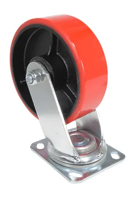 Vestil CST-VE-6X2PU-S Polyurethane Swivel Caster 4