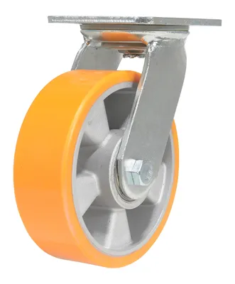 Vestil CST-VE-6X2PUA-S Polyurethane Swivel Caster