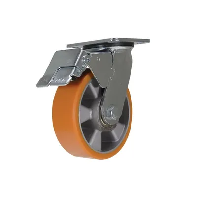Vestil CST-VE-6X2PUA-SWTB Polyurethane Swivel With Total Brake Caster