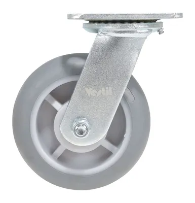 Vestil CST-VE-6X2TPR-S Thermoplastic Rubber Swivel Caster 3