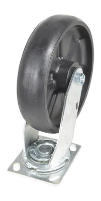 Vestil CST-VE-8X2GFN-S caster wheel shown from an alternate angle