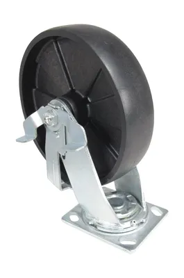 Vestil CST-VE-8X2GFN-SWB caster wheel shown from an alternate angle