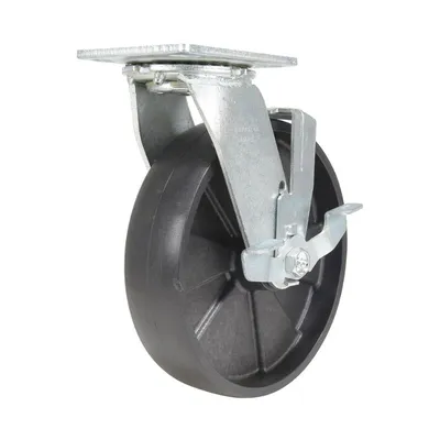 Vestil CST-VE-8X2GFN-SWB Glass Filled Nylon Swivel With Brake Caster