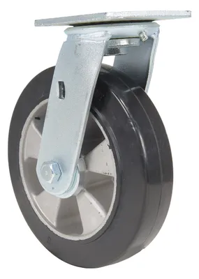 Vestil CST-VE-8X2MRA-S caster wheel shown from an alternate angle