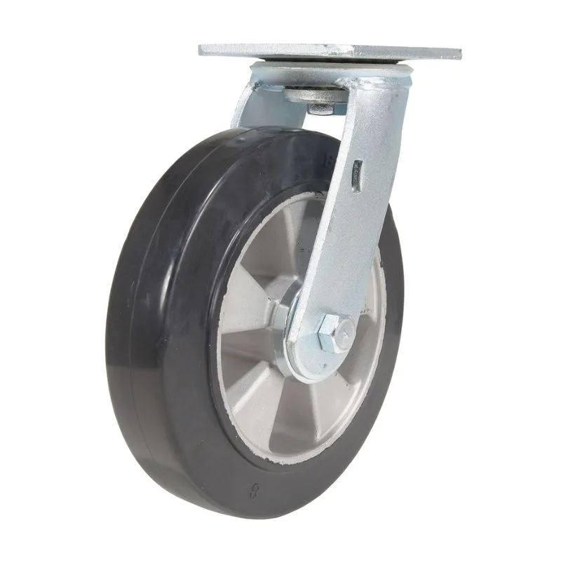 Vestil CST-VE-8X2MRA-S Rubber Swivel Caster