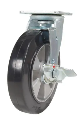 Vestil CST-VE-8X2MRA-SWB caster wheel shown from an alternate angle
