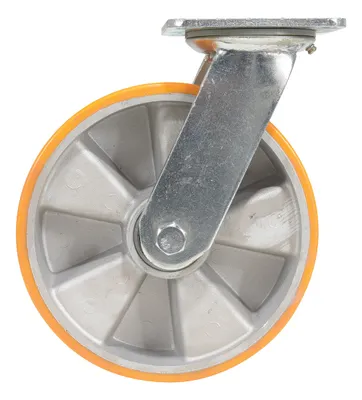 Vestil CST-VE-8X2PUA-S caster wheel shown from an alternate angle