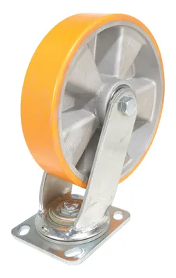 Vestil CST-VE-8X2PUA-S caster wheel shown from an alternate angle