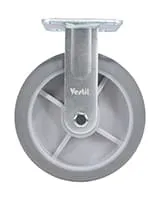 Vestil CST-VE-8X2TPR-R caster wheel shown from an alternate angle