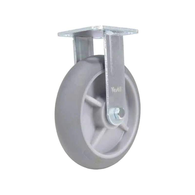 Vestil CST-VE-8X2TPR-R Thermoplastic Rubber Rigid Caster