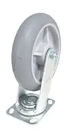 Vestil CST-VE-8X2TPR-S caster wheel shown from an alternate angle