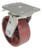 Vestil CST-VE-8X3DS-S caster wheel shown from an alternate angle