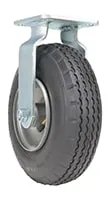 Vestil CST-VE-8X3PNU-R caster wheel shown from an alternate angle