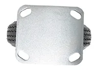 Vestil CST-VE-8X3PNU-R caster wheel shown from an alternate angle