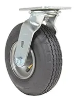 Vestil CST-VE-8X3PNU-S caster wheel shown from an alternate angle