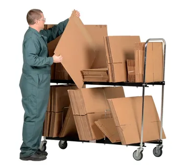 Vestil CTC-1856-B Portable Carton Cart