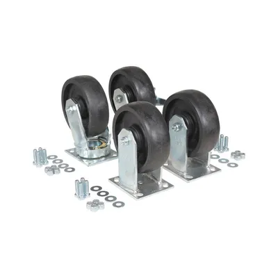 Vestil D-CK4-C23C Glass-Filled Nylon Caster Kit
