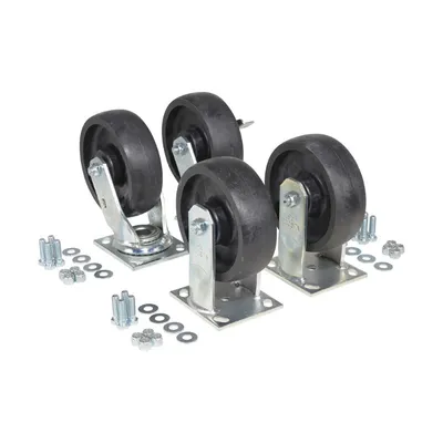 Vestil D-CK4-C24C Glass-Filled Nylon Caster Kit