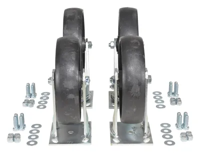Vestil D-CK4-C24D caster wheel shown from an alternate angle