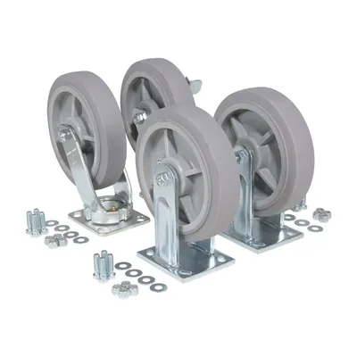 Vestil D-CK4-C32D Thermoplastic Rubber Caster Kit