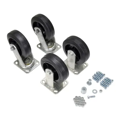 Vestil D-CK4-MR6-2 Mold On Rubber Caster Kit