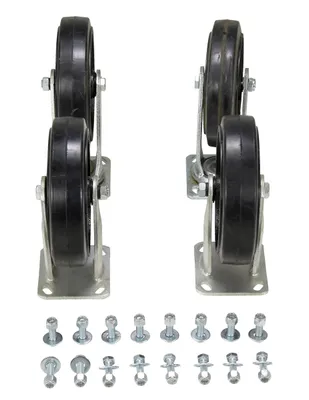 Vestil D-CK4-MR8-2 caster wheel shown from an alternate angle