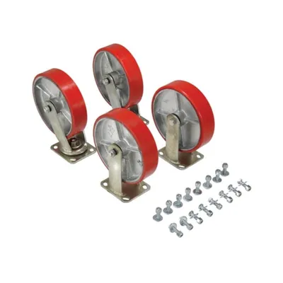Vestil D-CK4-PU8-2 Poly On Steel Caster Kit