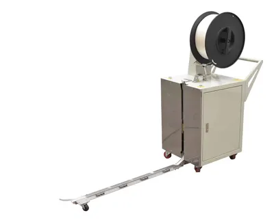 Vestil DBA-130 strapping dispenser shown from an alternate angle